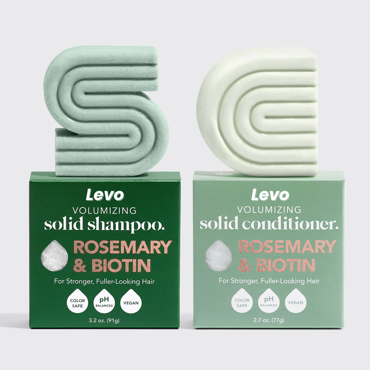 Levo - Rosmarin- und Biotin-Shampoo + Conditioner-Kombi